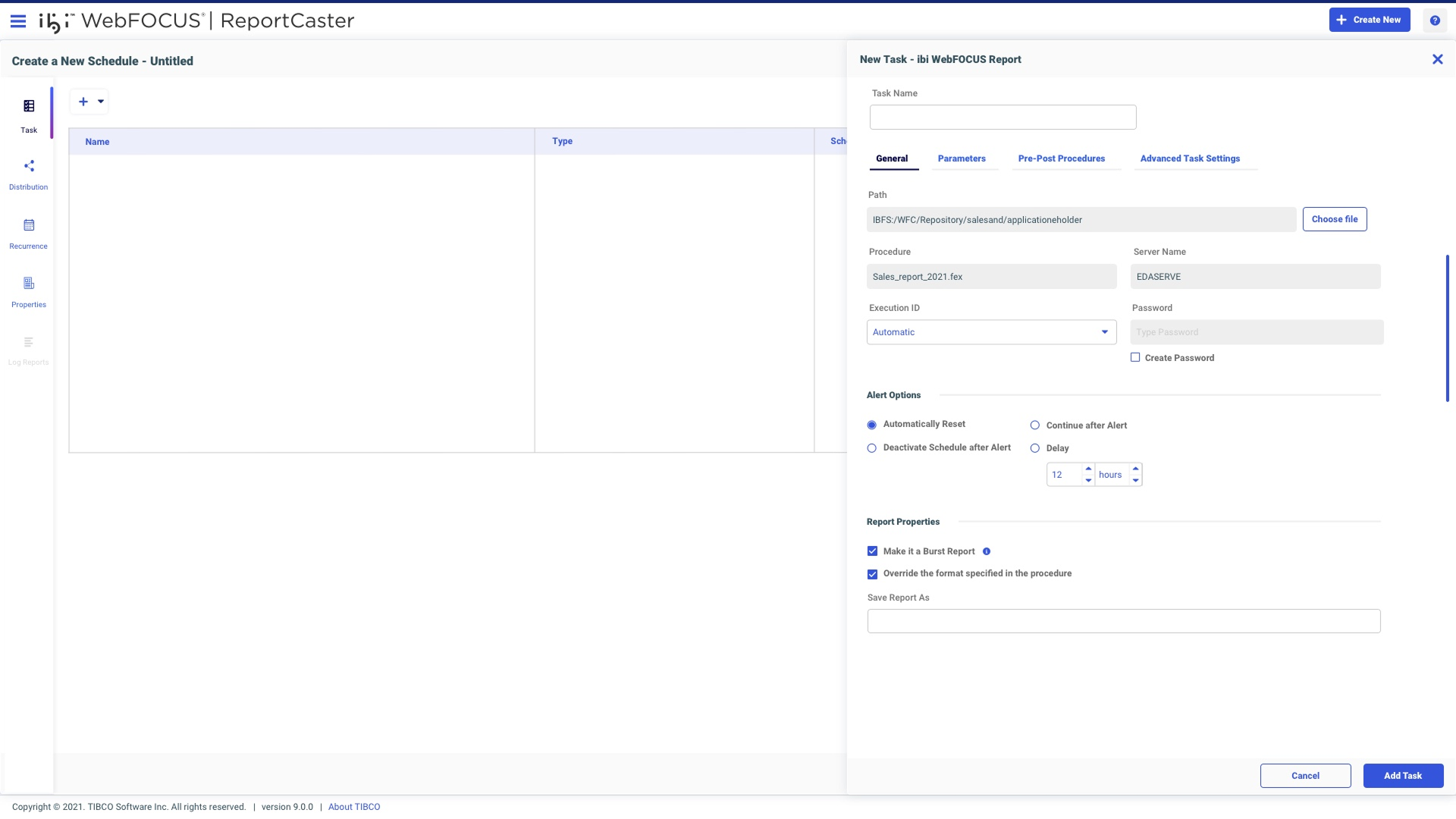 RC Independent V1 - Schedule Task